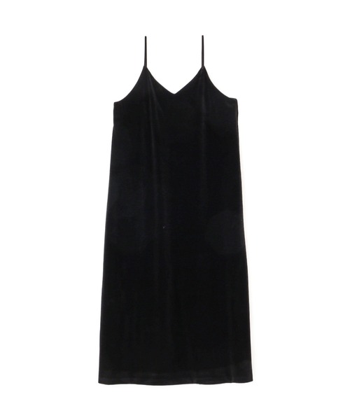 FREE'S MART（フリーズマート）の「ナローベロアＶネックキャミワンピース（ワンピース・レディース・モカ/グレー/ブラック・SMALL/MEDIUM）」の22枚目の写真