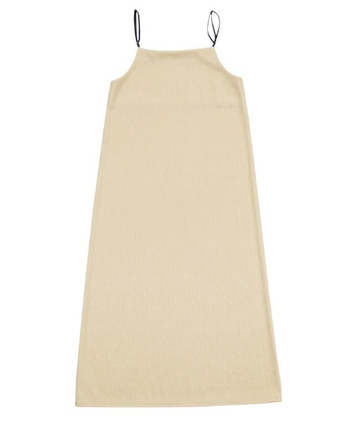 select MOCA（セレクトモカ）の「【サイズ展開あり】楊柳ポンチキャミワンピース（ワンピース・レディース・アイボリー/カーキ/グレー・MEDIUM/LARGE）」の7枚目の写真