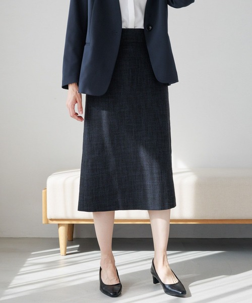 Elura（エルーラ）の「セレモニー&お祝いツイードスカート（スカート・レディース・ネイビー/ホワイト・MEDIUM/LARGE）」の11枚目の写真