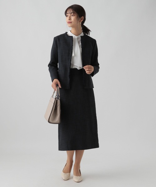 Elura（エルーラ）の「セレモニー&お祝いツイードスカート（スカート・レディース・ネイビー/ホワイト・MEDIUM/LARGE）」の17枚目の写真