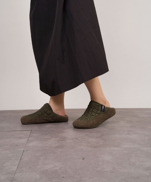 VERBENAS（ベルベナス）の「【VERBENAS/ベルベナス】ダウンスリッポン　キルティング（スリッポン・レディース・ブラック/チャコールグレー/カーキ・36/37/38）」の10枚目の写真