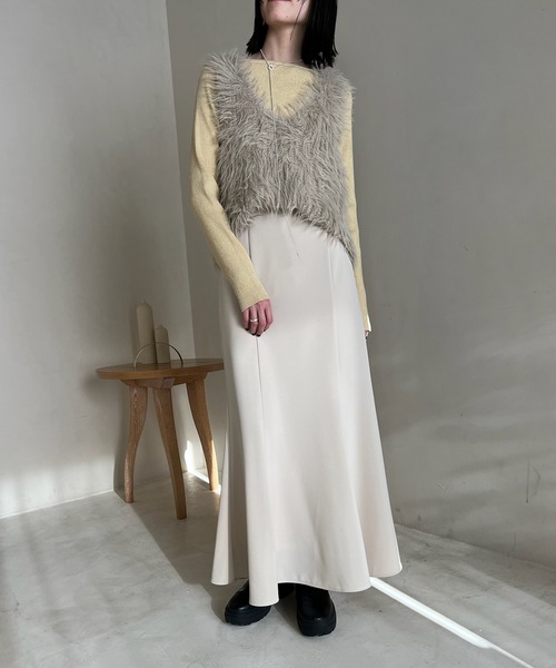 mystic（ミスティック）の「【3サイズ展開】ストレッチマーメイドスカート（スカート・レディース・アイボリー/ブラック・1/2/3）」の10枚目の写真