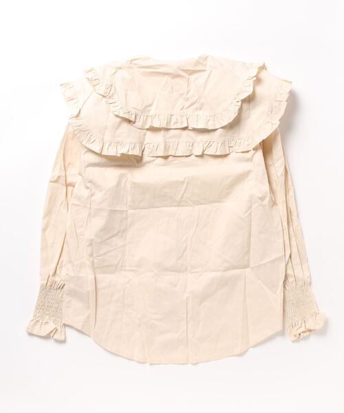 frunco（フランコ）の「【ZOZO限定】ダブルカラーブラウス（シャツ/ブラウス・レディース・ベージュ/ブルー/ホワイト・FREE）」の14枚目の写真