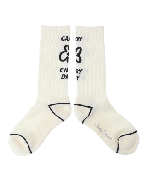 Candy Stripper（キャンディストリッパー）の「CANDY EVERYDAY RIB ソックス（ソックス/靴下・レディース・ライトブルー/ブラック/オフホワイト/ピンク・FREE）」の2枚目の写真