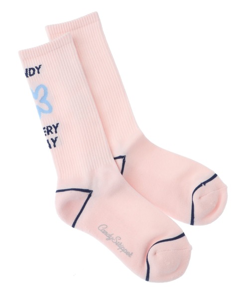 Candy Stripper（キャンディストリッパー）の「CANDY EVERYDAY RIB ソックス（ソックス/靴下・レディース・ライトブルー/ブラック/オフホワイト/ピンク・FREE）」の6枚目の写真