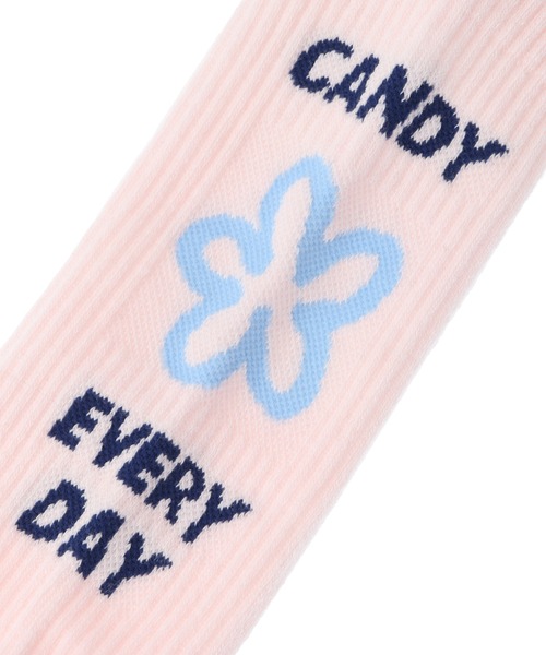 Candy Stripper（キャンディストリッパー）の「CANDY EVERYDAY RIB ソックス（ソックス/靴下・レディース・ライトブルー/ブラック/オフホワイト/ピンク・FREE）」の5枚目の写真