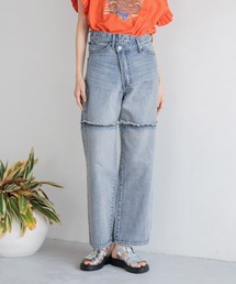 LOWRYS FARM | ＣＯＮＥ／アシメデニムパンツ　991524(デニムパンツ)