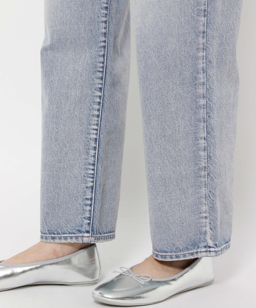 LOWRYS FARM（ローリーズファーム）の「ＣＯＮＥ／アシメデニムパンツ　991524（デニムパンツ・レディース・ホワイト/ブルー/ネイビー/ブルー系その他/ブルー系その他2・SMALL/MEDIUM/LARGE）」の9枚目の写真