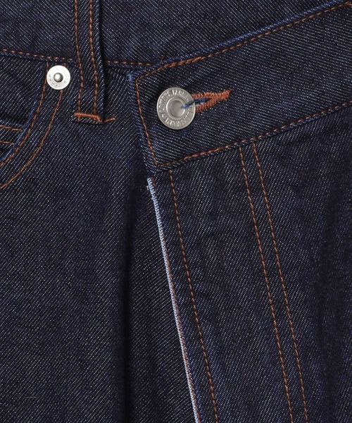 LOWRYS FARM（ローリーズファーム）の「ＣＯＮＥ／アシメデニムパンツ　991524（デニムパンツ・レディース・ホワイト/ブルー/ネイビー/ブルー系その他/ブルー系その他2・SMALL/MEDIUM/LARGE）」の14枚目の写真