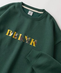 【84】【セットアップ】アニマルラメロゴ刺繍 スウェット/トレーナー/ショーツ/レディース/ユニセックス