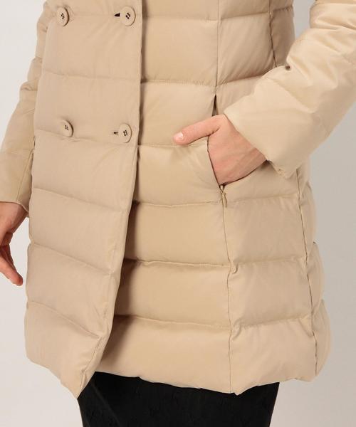 HaRu ■ライトダウンコート■ベージュ■38サイズ HERNO（ヘルノ） ダウンコート 38 ベージュ レディース : ZOZOTOWN