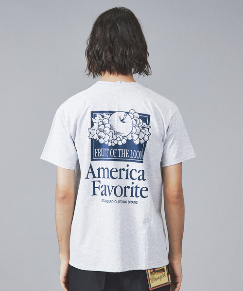 FRUIT OF THE LOOM（フルーツオブザルーム）の「【FRUIT OF THE LOOM】フロント＆バックプリント クルーネック ショートスリーブ Tシャツ（Tシャツ/カットソー・メンズ・グレー系その他/グレー/ブラック系その他/ホワイト/ホワイト系その他/ブラック・XL/L/M）」の10枚目の写真