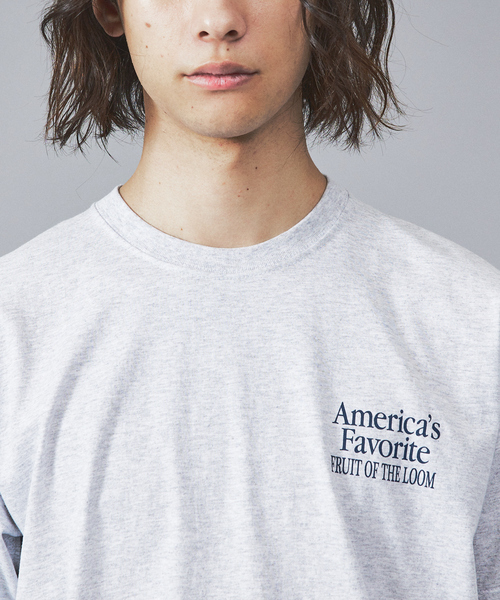 FRUIT OF THE LOOM（フルーツオブザルーム）の「【FRUIT OF THE LOOM】フロント＆バックプリント クルーネック ショートスリーブ Tシャツ（Tシャツ/カットソー・メンズ・グレー系その他/グレー/ブラック系その他/ホワイト/ホワイト系その他/ブラック・XL/L/M）」の12枚目の写真