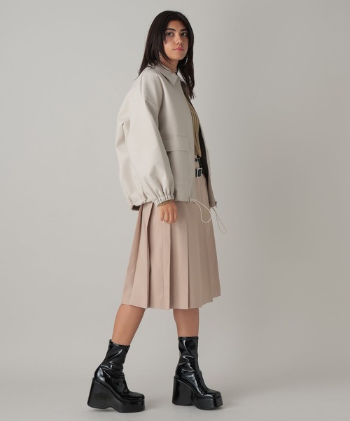 FOREVER 21(フォーエバー トゥエンティーワン)の「【2024SS】フェイクレザーブルゾン(ブルゾン・レディース・アイボリー/ブラック・FREE)」の11枚目の写真