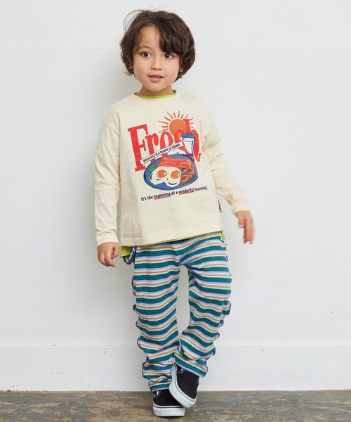 HOGAN RANCH WEAR(ホーガンランチウエア)の「パイルメロー2wayサロペット(80~120cm)(サロペット/オーバーオール・キッズ・ブルー/ライトブルー/グリーン/ピンク/ミント・110/100/90/80/120)」の20枚目の写真