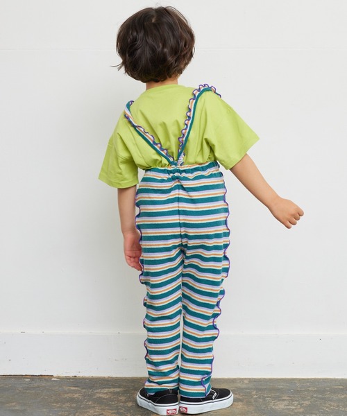HOGAN RANCH WEAR(ホーガンランチウエア)の「パイルメロー2wayサロペット(80~120cm)(サロペット/オーバーオール・キッズ・ブルー/ライトブルー/グリーン/ピンク/ミント・110/100/90/80/120)」の22枚目の写真