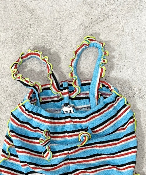 HOGAN RANCH WEAR(ホーガンランチウエア)の「パイルメロー2wayサロペット(80~120cm)(サロペット/オーバーオール・キッズ・ブルー/ライトブルー/グリーン/ピンク/ミント・110/100/90/80/120)」の15枚目の写真