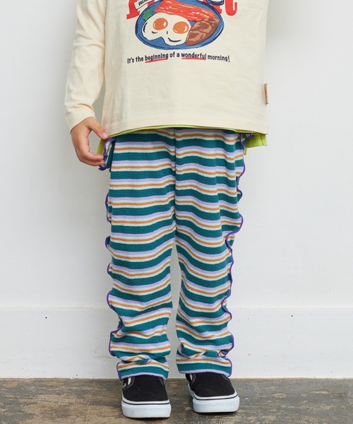 HOGAN RANCH WEAR(ホーガンランチウエア)の「パイルメロー2wayサロペット(80~120cm)(サロペット/オーバーオール・キッズ・ブルー/ライトブルー/グリーン/ピンク/ミント・110/100/90/80/120)」の17枚目の写真