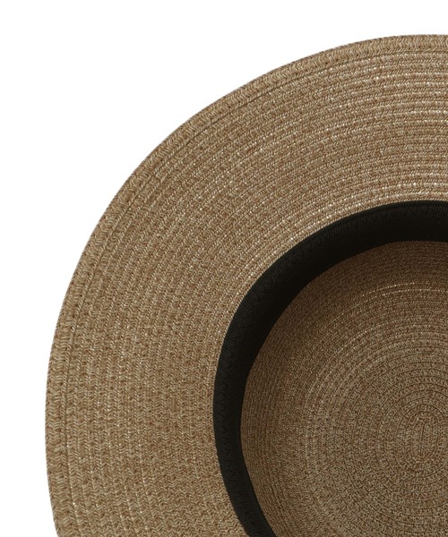 ROPE' PICNIC(ロペピクニック)の「ウォッシャブル折り畳みリボンハット(ハット・レディース・キナリ/ダークブラウン/ブラウン・FREE)」の13枚目の写真