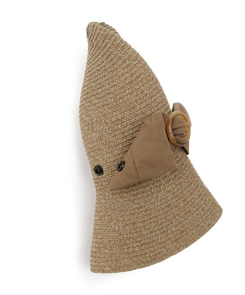 ROPE' PICNIC(ロペピクニック)の「ウォッシャブル折り畳みリボンハット(ハット・レディース・キナリ/ダークブラウン/ブラウン・FREE)」の16枚目の写真