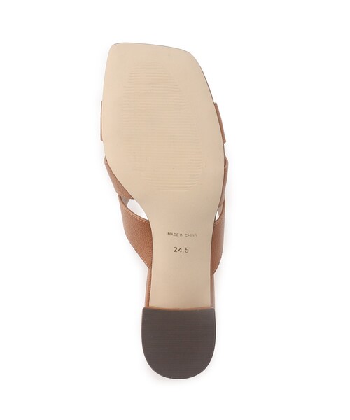 UNTITLED（アンタイトル）の「◆シュリンクメッシュミュール（サンダル・レディース・アイボリー/キャメル・25/35/45）」の10枚目の写真