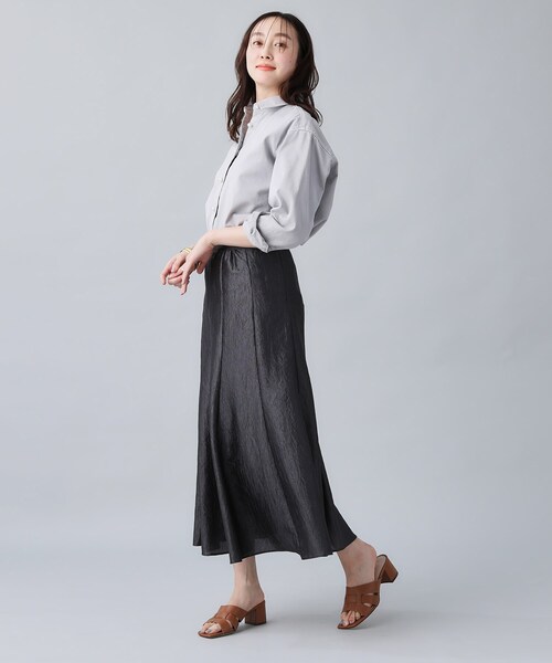 UNTITLED（アンタイトル）の「◆シュリンクメッシュミュール（サンダル・レディース・アイボリー/キャメル・25/35/45）」の3枚目の写真