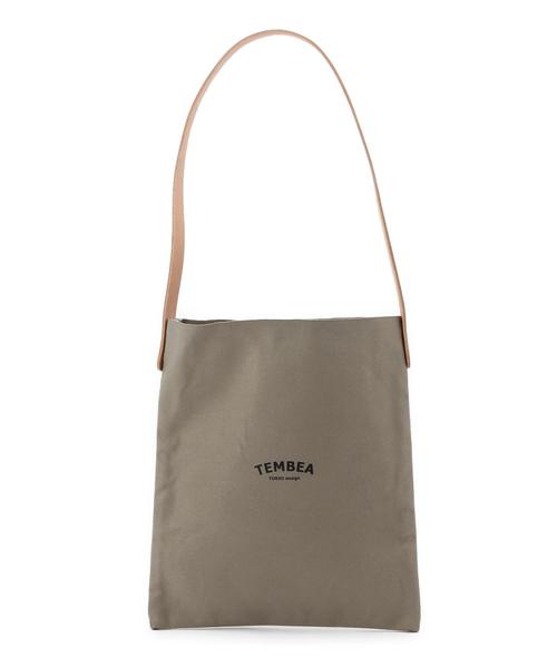 BEAUTY&YOUTH UNITED ARROWS(ビューティーアンドユースユナイテッドアローズ)の「<TEMBEA> D/TOTE LOGO/トートバッグ(トートバッグ・メンズ・ホワイト/グレー/マスタード・ONE SIZE)」の2枚目の写真