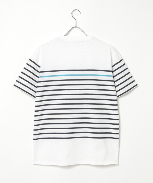 ikka(イッカ)の「ボルテックスDRYボーダーTシャツ(Tシャツ/カットソー・メンズ・ホワイト/ネイビー/グレー/グリーン・M/XL/L/S)」の15枚目の写真