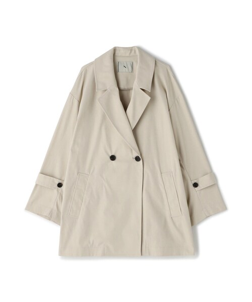 N.(N. Natural Beauty Basic)(エヌエヌナチュラルビューティーベーシック)の「◆スプリングミディコート(その他アウター・レディース・グレー/ベージュ・MEDIUM)」の12枚目の写真