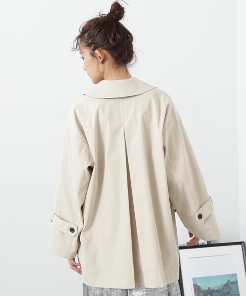 N.(N. Natural Beauty Basic)(エヌエヌナチュラルビューティーベーシック)の「◆スプリングミディコート(その他アウター・レディース・グレー/ベージュ・MEDIUM)」の22枚目の写真