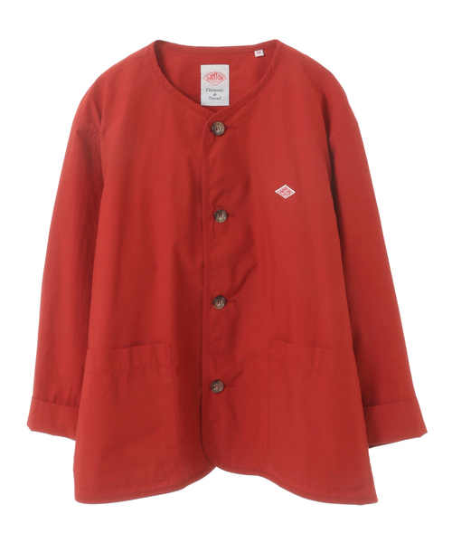 DANTON/ダントン 】COLLARLESS SHORT JACKET
