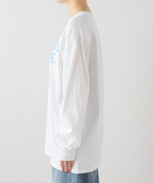 FRAMeWORK（フレームワーク）の「【BLUESCENTRIC / ブルースセントリック】 MY GRASS IS BLUE LS TEE（Tシャツ/カットソー・レディース・ホワイト・FREE）」の12枚目の写真