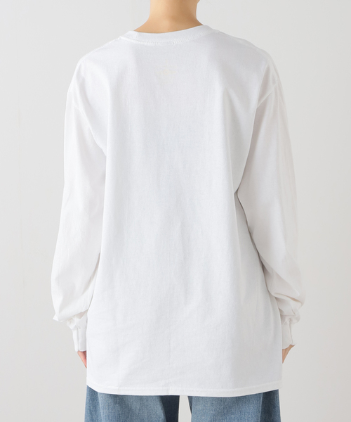 FRAMeWORK（フレームワーク）の「【BLUESCENTRIC / ブルースセントリック】 MY GRASS IS BLUE LS TEE（Tシャツ/カットソー・レディース・ホワイト・FREE）」の13枚目の写真