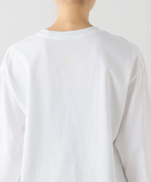 FRAMeWORK（フレームワーク）の「【BLUESCENTRIC / ブルースセントリック】 MY GRASS IS BLUE LS TEE（Tシャツ/カットソー・レディース・ホワイト・FREE）」の15枚目の写真