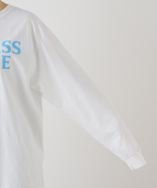FRAMeWORK（フレームワーク）の「【BLUESCENTRIC / ブルースセントリック】 MY GRASS IS BLUE LS TEE（Tシャツ/カットソー・レディース・ホワイト・FREE）」の16枚目の写真