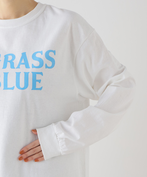 FRAMeWORK（フレームワーク）の「【BLUESCENTRIC / ブルースセントリック】 MY GRASS IS BLUE LS TEE（Tシャツ/カットソー・レディース・ホワイト・FREE）」の17枚目の写真