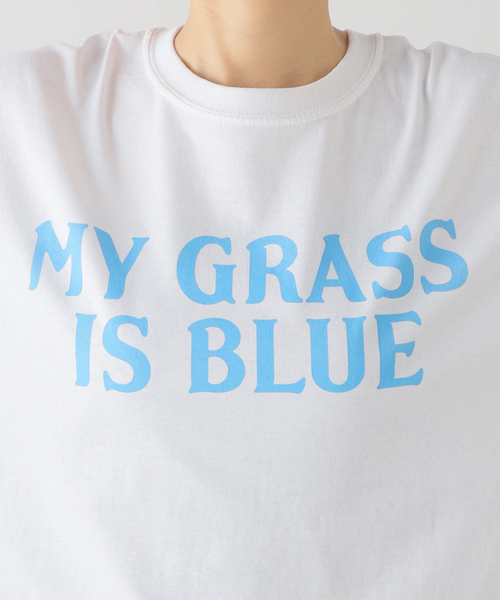 FRAMeWORK（フレームワーク）の「【BLUESCENTRIC / ブルースセントリック】 MY GRASS IS BLUE LS TEE（Tシャツ/カットソー・レディース・ホワイト・FREE）」の18枚目の写真