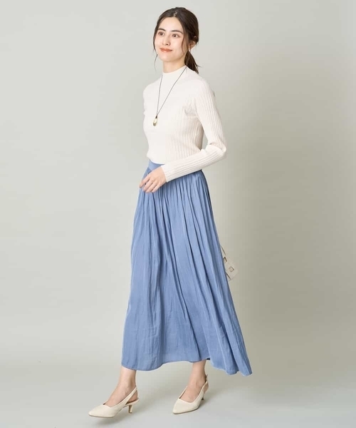 a.v.v(アーヴェヴェ)の「【2SET】ビスチェ×リブニットセット(シャツ/ブラウス・レディース・ブラック/ライトグレー・36/38/40/42/34)」の9枚目の写真