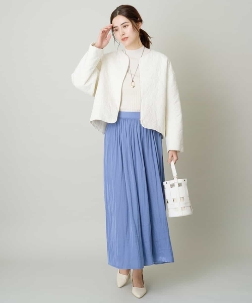 a.v.v(アーヴェヴェ)の「【2SET】ビスチェ×リブニットセット(シャツ/ブラウス・レディース・ブラック/ライトグレー・36/38/40/42/34)」の13枚目の写真