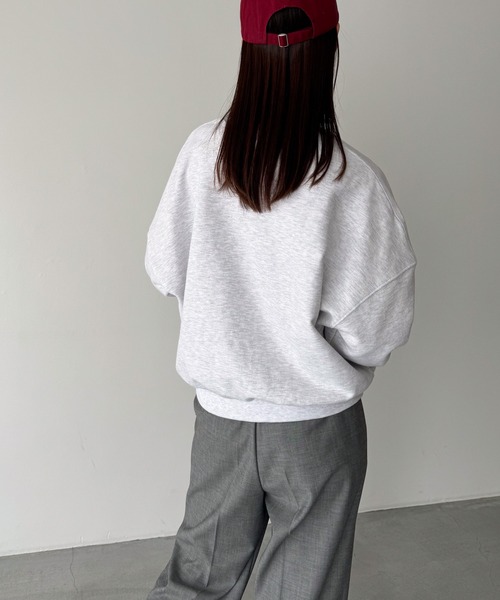 CANAL JEAN（キャナルジーン）の「El mar　UNICOL SPRINGSヴィンテージスウェット（スウェット・レディース・グレー/ネイビー/イエロー・ONE SIZE）」の5枚目の写真