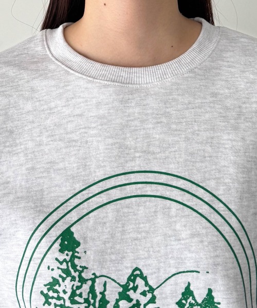 CANAL JEAN（キャナルジーン）の「El mar　UNICOL SPRINGSヴィンテージスウェット（スウェット・レディース・グレー/ネイビー/イエロー・ONE SIZE）」の13枚目の写真