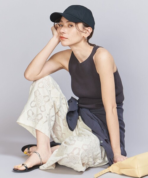 BEAUTY&YOUTH UNITED ARROWS(ビューティーアンドユースユナイテッドアローズ)の「コットン キャップ(キャップ・レディース・ベージュ/ナチュラル/ライトグレー/ブラック・FREE)」の6枚目の写真