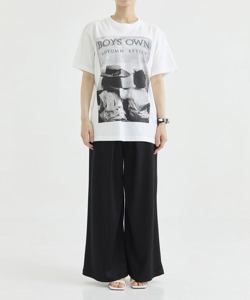 TOGA PULLA/トーガプルラ】Print T-shirt BOY&GIRL BOYS OWN SP