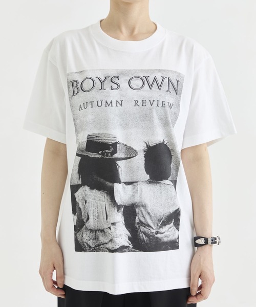 TOGA PULLA(トーガ プルラ)の「【TOGA PULLA/トーガプルラ】Print T-shirt BOY&GIRL BOYS OWN SP/プリントTシャツ/ボーイズアンドガール/ボーイズオウンスペシャル(Tシャツ/カットソー・レディース・ホワイト/ブラック・M/S)」の8枚目の写真
