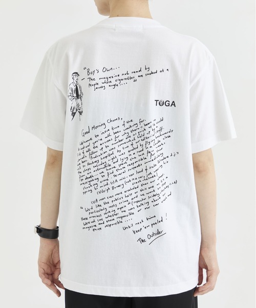 TOGA PULLA/トーガプルラ】Print T-shirt BOY&GIRL BOYS OWN SP