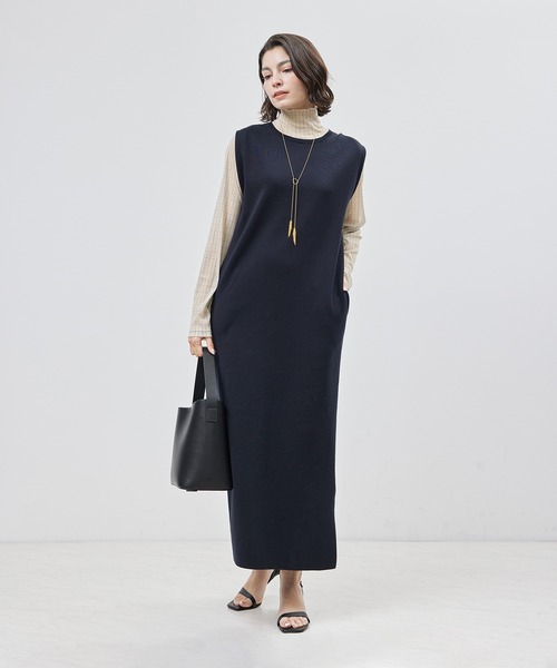 ROPE'（ロペ）の「モノグラムプリントチュールハイネック（Tシャツ/カットソー・レディース・ブラウン/ホワイト系その他5・FREE）」の4枚目の写真