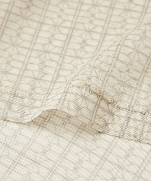 ROPE'（ロペ）の「モノグラムプリントチュールハイネック（Tシャツ/カットソー・レディース・ブラウン/ホワイト系その他5・FREE）」の14枚目の写真