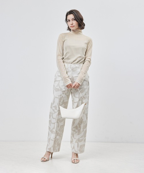 ROPE'（ロペ）の「モノグラムプリントチュールハイネック（Tシャツ/カットソー・レディース・ブラウン/ホワイト系その他5・FREE）」の17枚目の写真