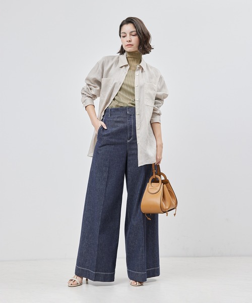 ROPE'（ロペ）の「モノグラムプリントチュールハイネック（Tシャツ/カットソー・レディース・ブラウン/ホワイト系その他5・FREE）」の18枚目の写真