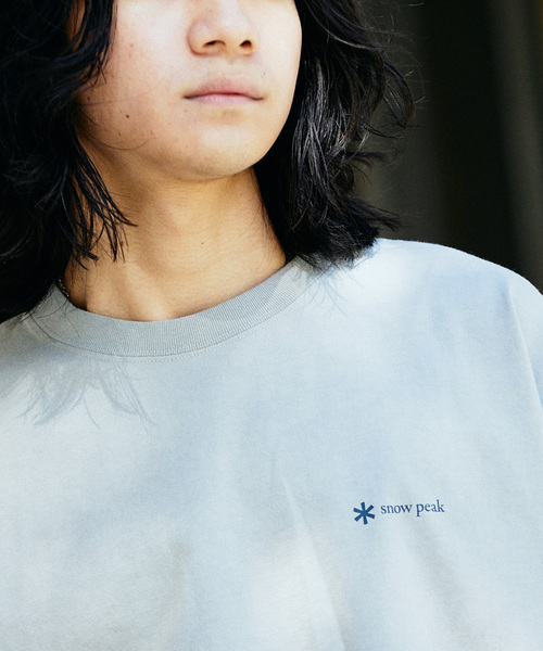 Snow Peak(スノーピーク)の「SNOW PEAK × JOURNAL STANDARD / 別注 UCCP Flat Burner Tshirt(Tシャツ/カットソー・メンズ・ホワイト/ライトグレー・X-LARGE/LARGE/MEDIUM)」の13枚目の写真
